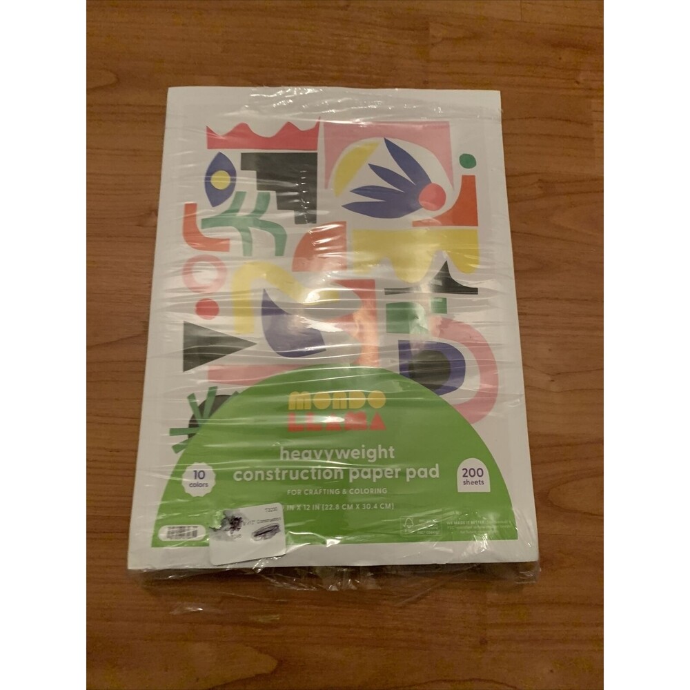 Mondo LLama 9 x12 in Construction Paper 200 Sheets Total